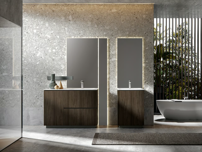 GIU 9013 - Floor-standing vanity unit _ Edoné by Agorà